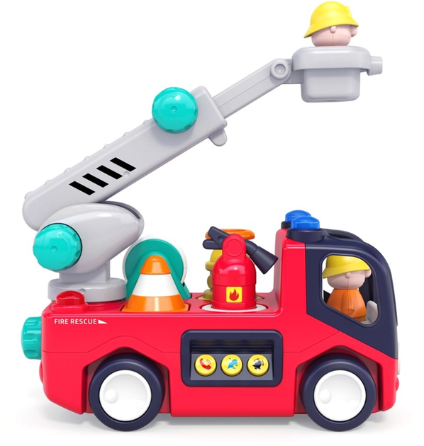 Пожежна машина Kinder and Kids зі світловими та звуковими ефектами (5740028600015) - зображення 3