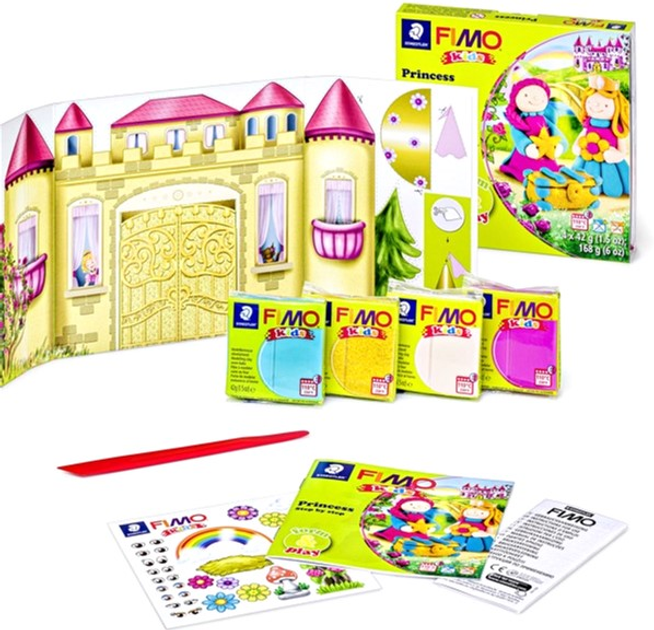 Набір для ліплення Fimo Kids Form & Play Set Принцеси (4007817806111) - зображення 1