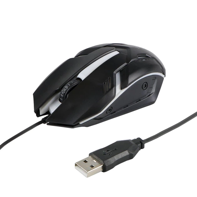 Проводные клавиатура и мышь T-Wolf TF200, RGB, USB, 1.35m, Черный - изображение 6