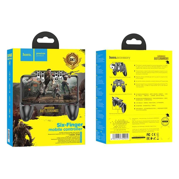 Геймпад Hoco ігровий контролер тригер Eagle six finger game controller (GM7) - зображення 2