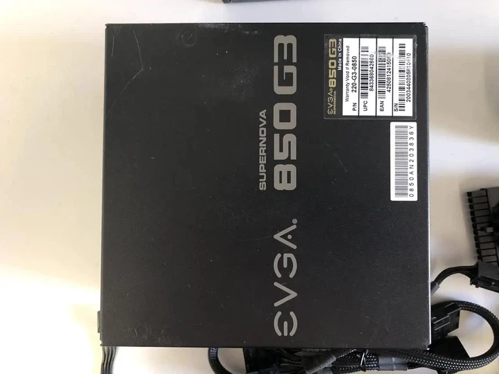 お値引き　POWER栄神　3袋　未開封 Блок живлення EVGA SuperNOVA 850 G3 (220-G3-0850) 850W Gold б/в