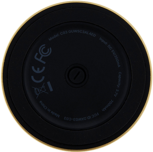 Портативна колонка Guess Bluetooth Magnetic Script Metal Gold (GUWSC3ALSMD) - зображення 3