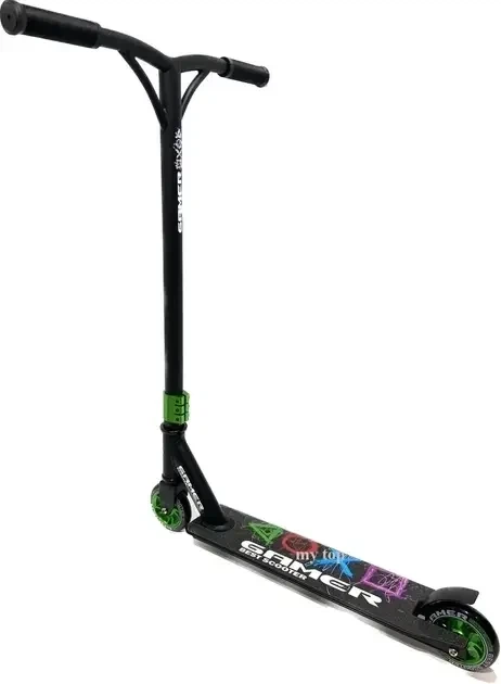 Самокат трюковий Best Scooter Зеленый - изображение 2