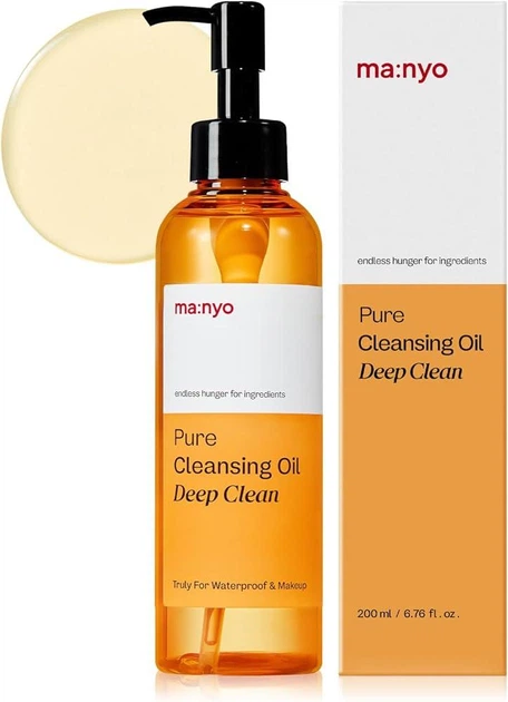 Гидрофильное масло для глубокого очищения MA:NYO Pure Cleansing Oil Deep Clean 200 мл - Фото 1 Гидрофильное масло для глубокого очищения MA:NYO Pure Cleansing Oil Deep Clean 200 мл - изображение 1