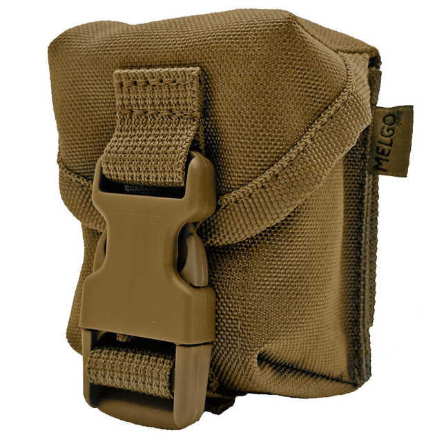 Підсумок гранатний Molle під Ф1, РГД, П67 Койот Cordura 1000 D MELGO - зображення 1