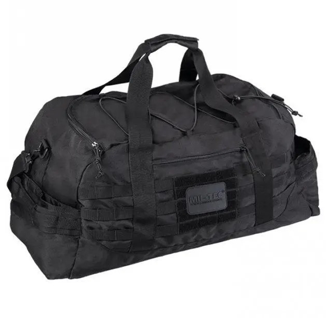 Сумка Mil-Tec us cargo bag large 105 л. - black 13828202 - зображення 1