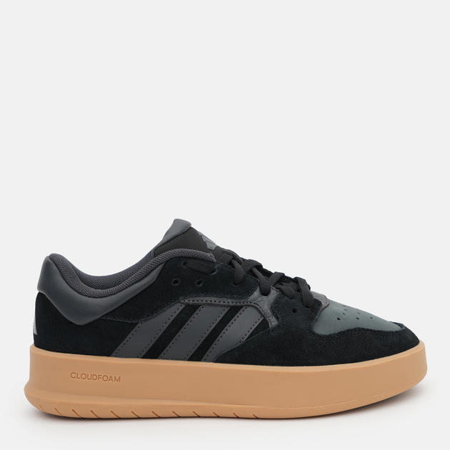 Акція на Чоловічі кеди низькі Adidas Court 24 IH2943 40.5 (7UK) 25.5 см Cblack/Carbon/Greysi від Rozetka