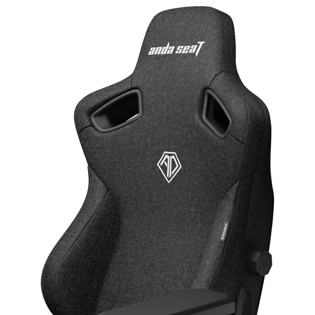 Кресло для геймеров Anda Seat Kaiser 3 Black Fabric Size XL (AD12YDC-XL-01-B-CF) - изображение 3