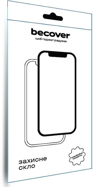 Захисне скло для смартфона Motorola Moto G04/E14 BeCover 10D Black (BC_711895) - зображення 4