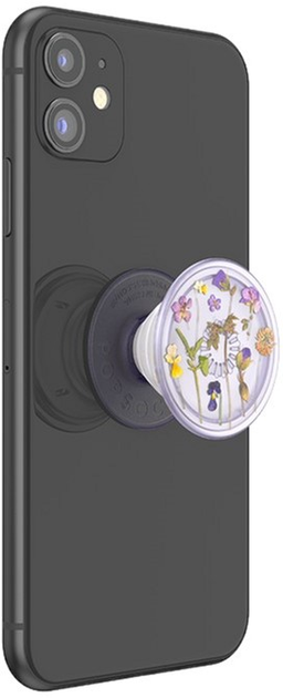 Uchwyt i podstawka do telefonu PopSockets PlantCore Grip Purple Fields (0840173728581) - obraz 3
