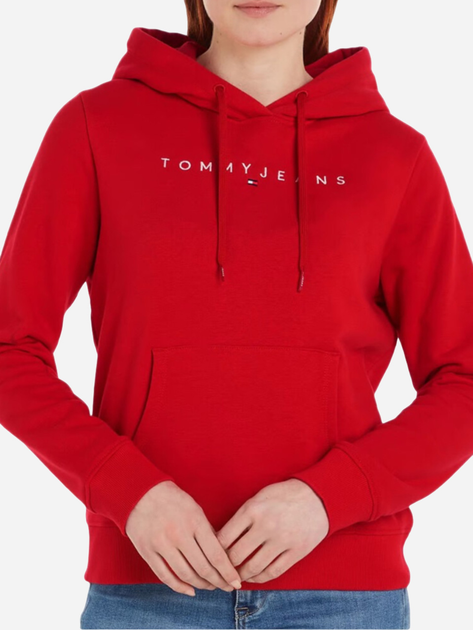 Худі жіноче Tommy Hilfiger DW0DW17324-XIT M Червоне (8720637279670) - зображення 1