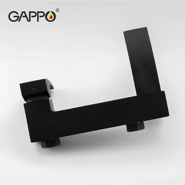 Змішувач для ванни GAPPO G3207-6, чорний - изображение 4