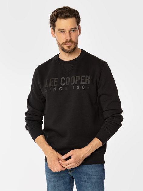 Bluza męska bez kaptura oversize Lee Cooper Alberto 2810 XL Czarna (5905991710578) - obraz 1