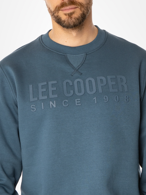 Світшот чоловічий Lee Cooper Alberto 2810 M Блакитний (5905991710592) - зображення 5