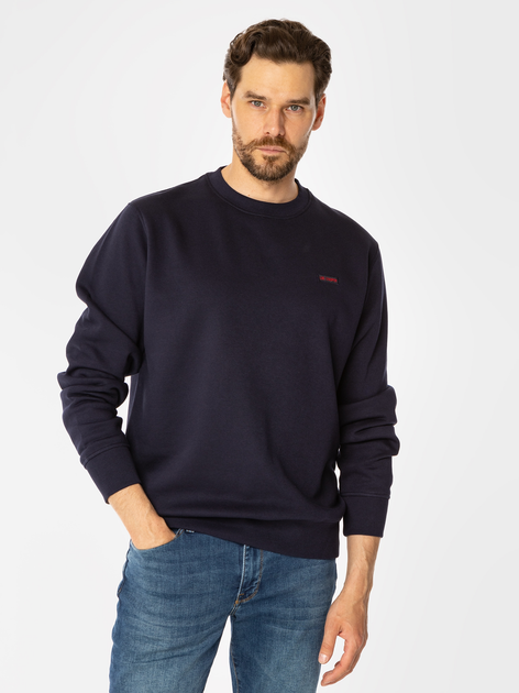 Bluza męska bez kaptura oversize Lee Cooper Buck 5518 2XL Ciemnogranatowa (5905991710660) - obraz 1