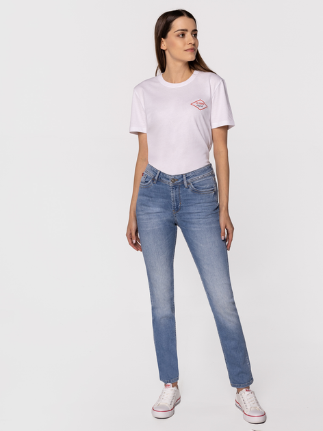 Jeansy slim fit damskie z wysokim stanem Lee Cooper Lc135 3006 29-30 Niebieskie (5905991715436) - obraz 3
