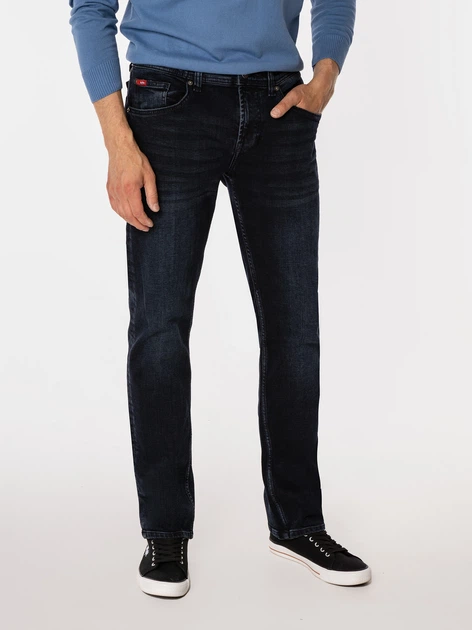Jeansy regular fit męskie Lee Cooper Harry 2540 32-34 Ciemnogranatowe (5905991714330) - obraz 4