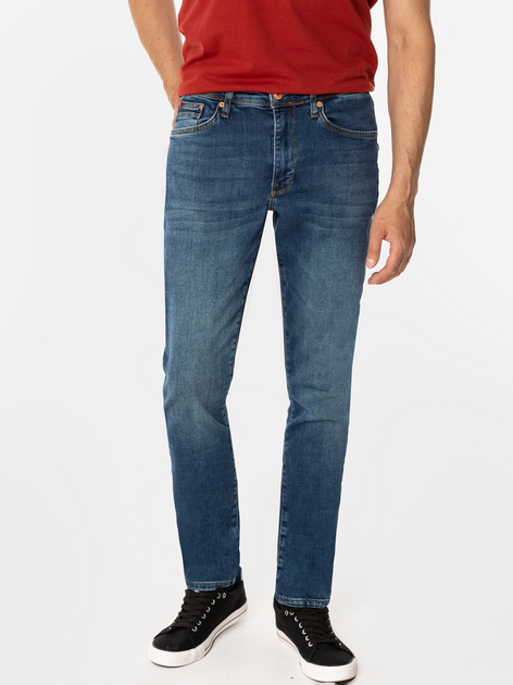 Jeansy slim fit męskie Lee Cooper Jeff 1079 32-32 Granatowe (5905991717232) - obraz 1