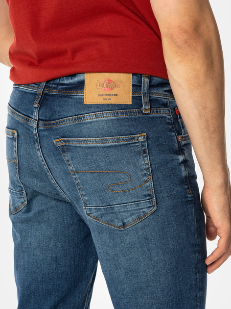 Jeansy slim fit męskie Lee Cooper Jeff 1079 31-32 Granatowe (5905991717201) - obraz 4