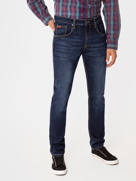 Jeansy regular fit męskie Lee Cooper Norris 2424 30-30 Ciemnogranatowe (5905991718673) - obraz 1