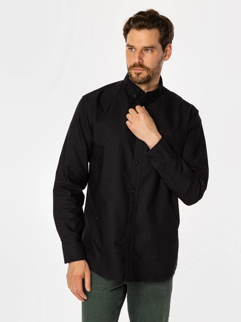 Koszula męska bawełniana Lee Cooper Lloyd Oxford L Czarna (5905991709558) - obraz 3