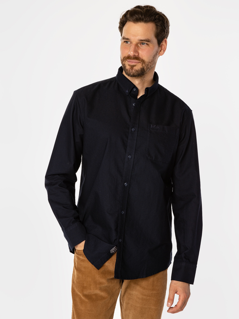 Сорочка бавовняна чоловіча Lee Cooper Lloyd Oxford 3XL Темно-синя (5905991709534) - зображення 3