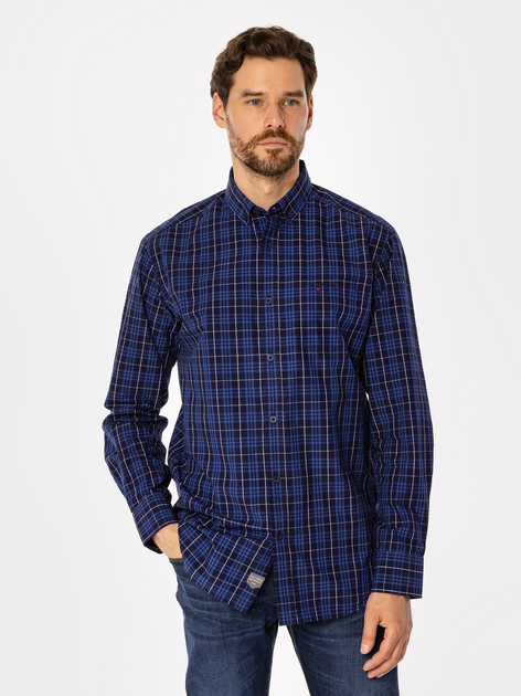 Сорочка бавовняна чоловіча Lee Cooper NewTenby 24Kz 3XL Темно-синя (5905991708520) - зображення 3
