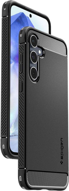 Etui Spigen Rugged Armor dla Samsung A55 Matte Black (8809971224420) - obraz 9