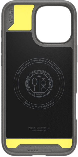 Etui Spigen Rugged Armor MagFit dla Apple iPhone 16 Pro Max Gray (8809971229234) - obraz 4