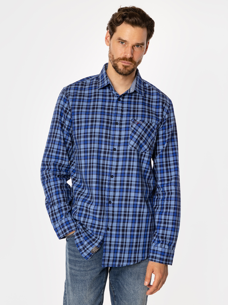 Koszula męska bawełniana Lee Cooper Scott 5751 2XL Niebieska (5905991707837) - obraz 3