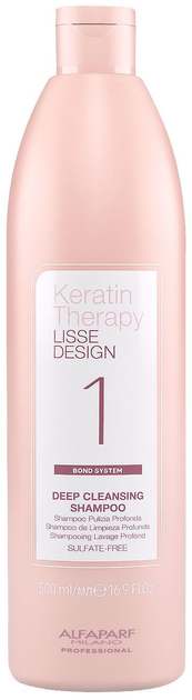 Шампунь Alfaparf Keratin Therapy Lisse Design для глибокого очищення 500 мл (8022297141381) - зображення 1