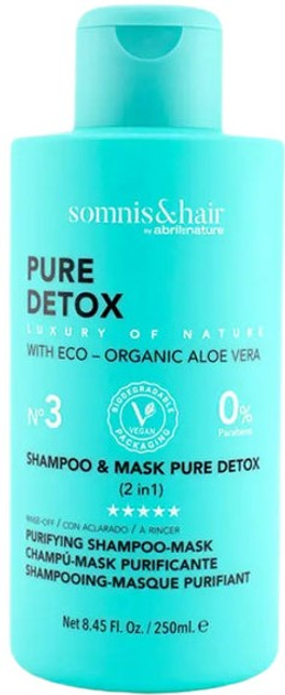 Szampon i maska Somnis and Hair Purifying Detox 2 w 1 250 ml (8436009786393) - obraz 1