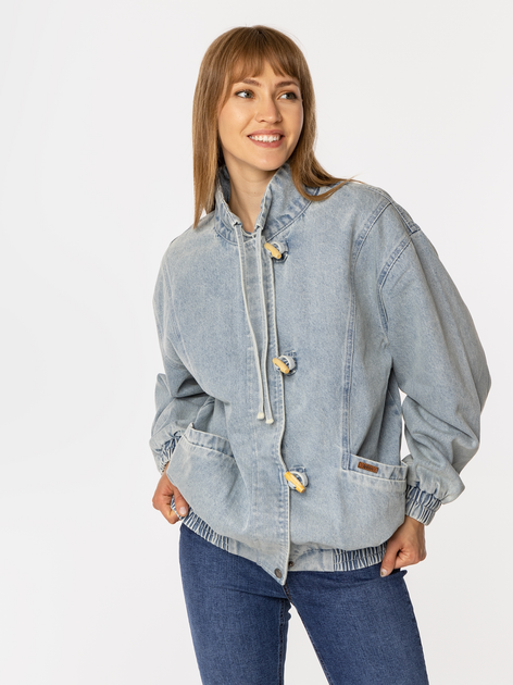 Kurtka jeansowa damska oversize Lee Cooper Amelia 1119 M Niebieska (5905991713166) - obraz 1