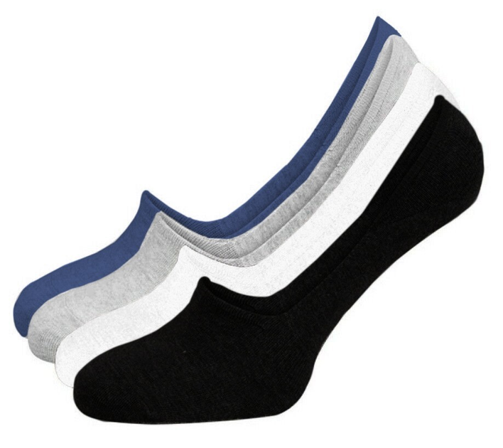 Набор из 4 пар бесшовных дышащих следов с силиконом ORGANIC cotton JILL ANTONY 42-43 men's арт. 31001_5 - Фото 1 Набор из 4 пар бесшовных дышащих следов с силиконом ORGANIC cotton JILL ANTONY 42-43 men's арт. 31001_5 - изображение 1