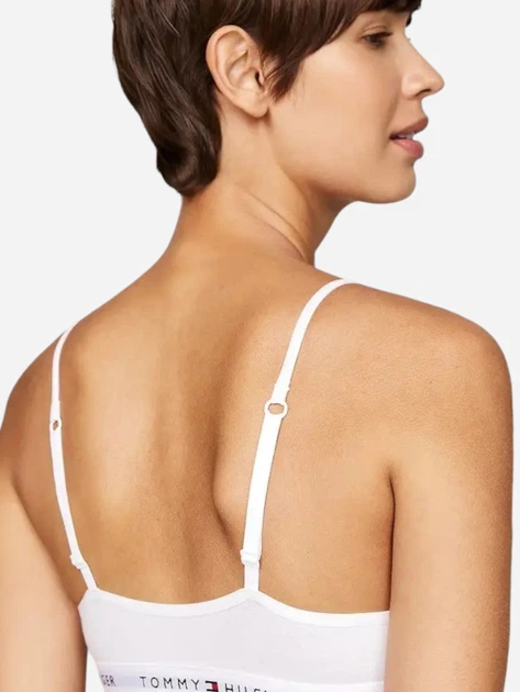 Набір бюстгальтерів без кісточок Tommy Hilfiger UW0UW05528-0R7 L 2 шт Білий/Бежевий (8720637171257) - зображення 3