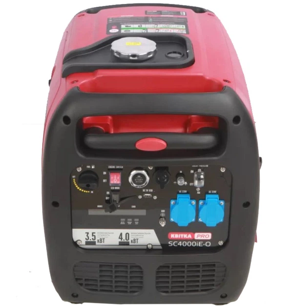 Інверторний генератор КВІТКА PRO SC4000iE-O (4 кВт, 50 Гц, 230 В, 10 л, 1.1 л/год) бензиновий однофазний (22972) - зображення 4