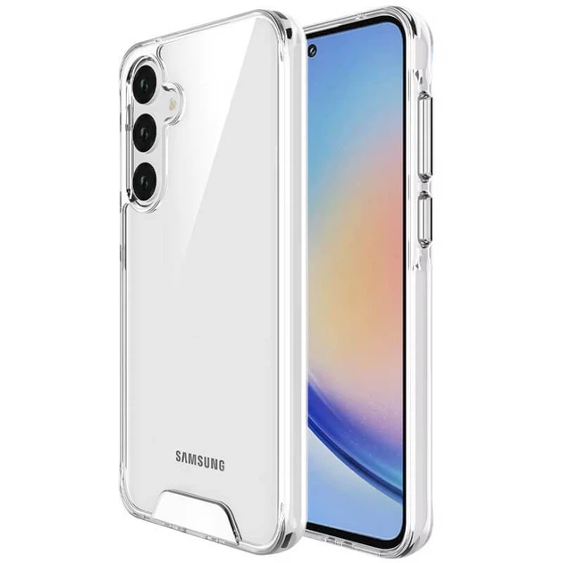 Чехол TPU Space Case transparent для Samsung Galaxy A54 5G Прозрачный Без бренда - Фото 4 Чехол TPU Space Case transparent для Samsung Galaxy A54 5G Прозрачный Без бренда - изображение 4