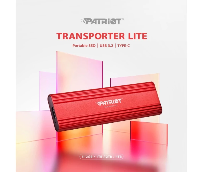 SSD портативный 1Tb Patriot RED 1000R / 1000W Type-C интерфейс - изображение 6