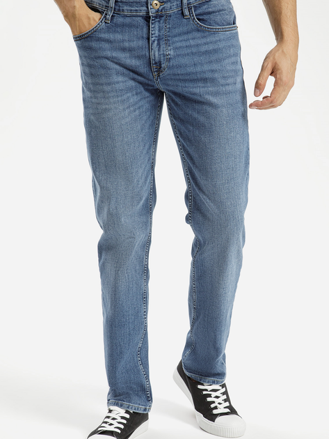 Jeansy regular fit męskie Cross Jeans F 194-700 31-30 Niebieskie (8697319675047) - obraz 1