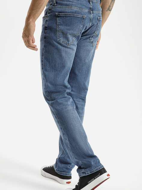 Jeansy regular fit męskie Cross Jeans F 194-700 34-30 Niebieskie (8697319675078) - obraz 2