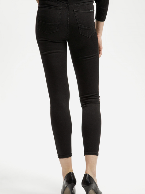 Джинси Skinny жіночі Cross Jeans P 429-013 26-30 Чорні (8699438767580) - зображення 2