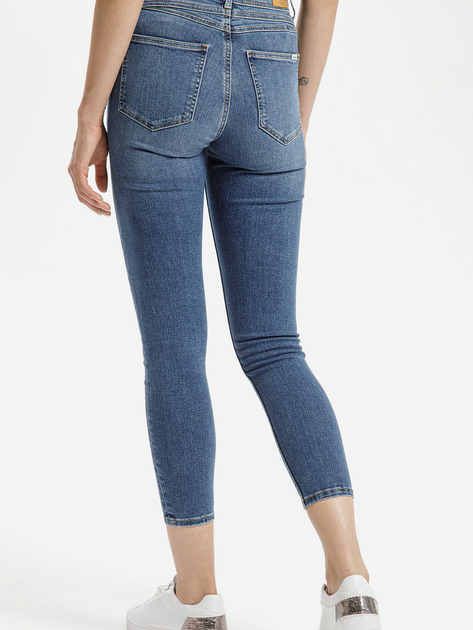 Jeansy skinny damskie z wysokim stanem Cross Jeans P 429-158 34-30 Niebieskie (8697319593327) - obraz 2