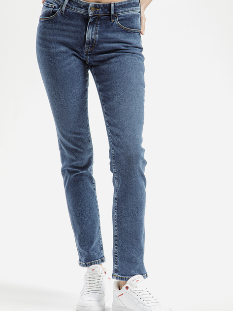 Jeansy slim fit damskie Cross Jeans P 489-224 32-28 Niebieskie (8697319591484) - obraz 1