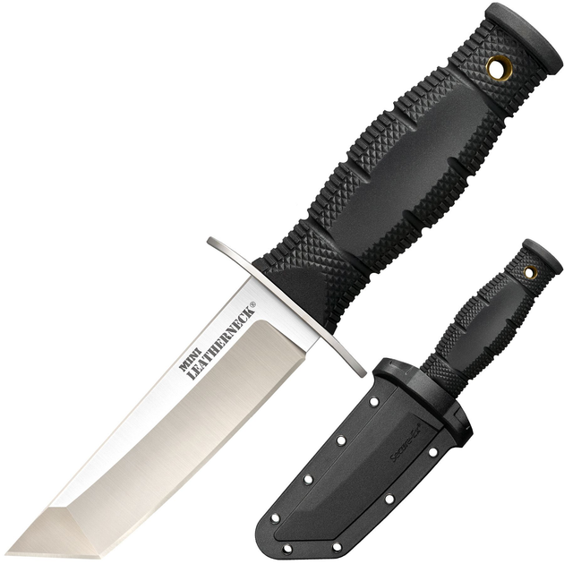 Ніж Cold Steel Mini Leather Neck Tanto Point, Black (CST CS-39LSAA) - зображення 1