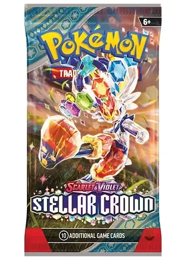 Колекційні картки the pokémon company Trading Card Game:stellar crown Бустер - Фото 1 Колекційні картки the pokémon company Trading Card Game:stellar crown Бустер - изображение 1