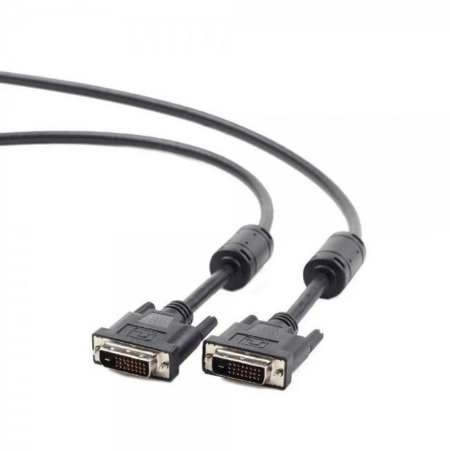 Кабель мультимедійний DVI to DVI 24+1pin, 4.5m Cablexpert (CC-DVI2-BK-15)[19668] - зображення 2