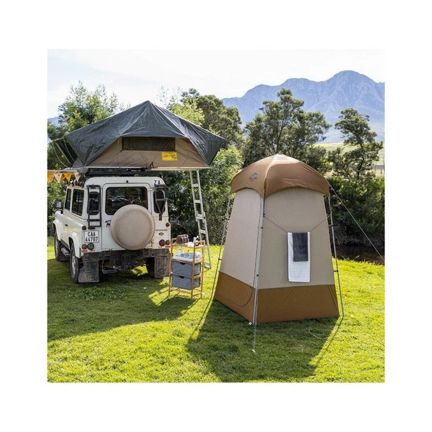 Палатка Naturehike NH21ZP005 (душ/туалет) Коричневий (6927595779088)[25271] - изображение 2