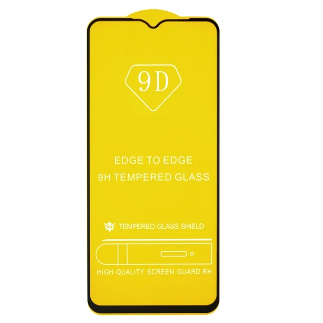 Защитное стекло для Tecno Spark 10, Spark 10 5G, Spark 10C (KI5q, KI8, KI5k, KI5m) Full Glue с черной рамкой - изображение 2