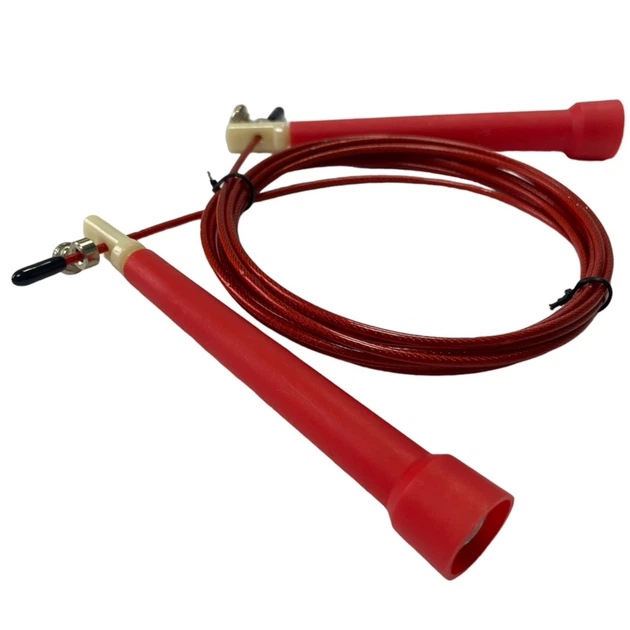 Скакалка для кросфіту червона red SVN-2695 - изображение 2