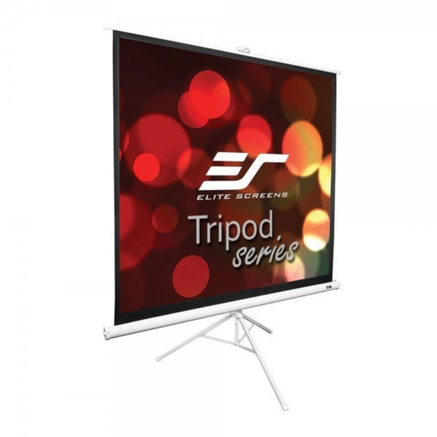 Проекційний екран 120" Elite Screens T120NWV1 на тринозі 243.8х182.9см - Фото 2 Проекційний екран 120" Elite Screens T120NWV1 на тринозі 243.8х182.9см - зображення 2